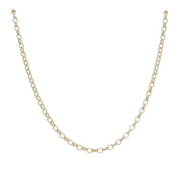 9ct Yellow Gold Belcher Chain 18"
