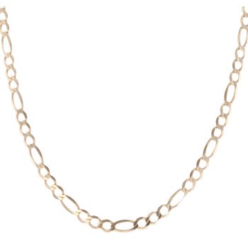 9ct Yellow Gold Figaro Chain 18"
