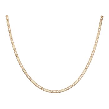 9ct Yellow Gold Fancy Chain 18"
