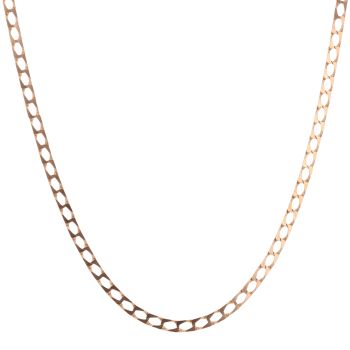 9ct Yellow Gold Curb Chain 22"