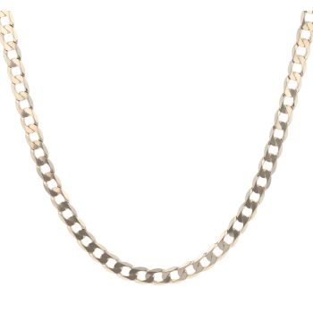 9ct Yellow Gold Curb Chain 20"