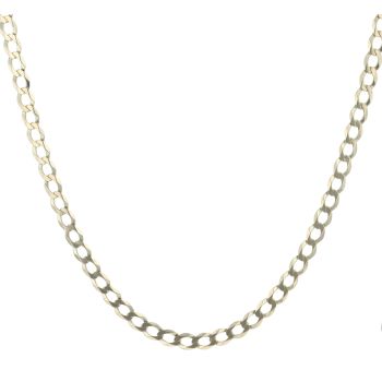 9ct Yellow Gold Curb Chain 20"