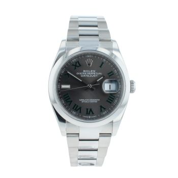 Rolex Datejust 'Wimbledon' Pre Owned Watch Ref 126200
