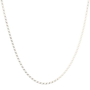 9ct Yellow Gold Curb Chain 18"