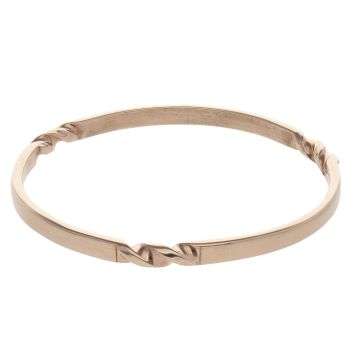 9ct Yellow Gold Twist Bangle