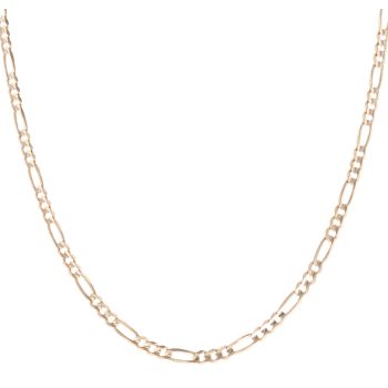 9ct Yellow Gold Figaro Chain 24"