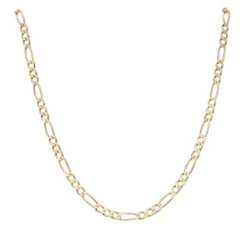 9ct Yellow Gold Figaro Chain 18"