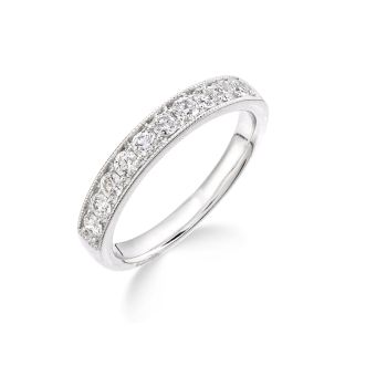 9ct White Gold 0.33ct Diamond Eternity Ring
