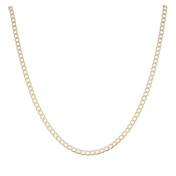 9ct Yellow Gold Curb Chain 20"