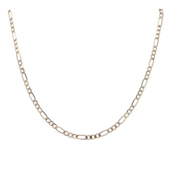 9ct Yellow Gold Figaro Chain 18"