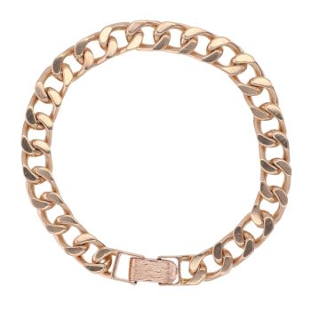 9ct Yellow Gold Curb Bracelet 8.5"