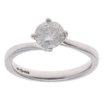 Platinum 1.00ct Brilliant Cut Diamond Solitaire Ring