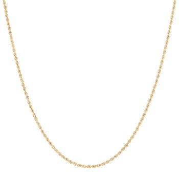 14ct Yellow Gold Rope Chain 22"