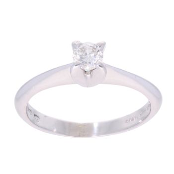 18ct White Gold 0.20ct Diamond Solitaire Ring