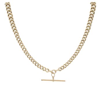 9ct Yellow Gold Albert Chain 22"