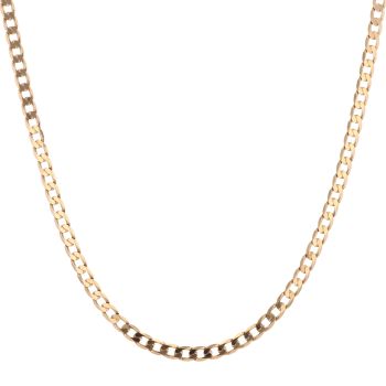 9ct Yellow Gold Curb Chain 16"