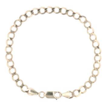 9ct Yellow Gold Curb Bracelet 8.5"