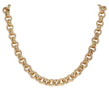 9ct Yellow Gold Belcher Chain 26"