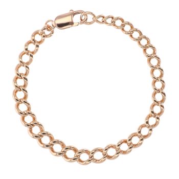 9ct Yellow Gold Curb Bracelet 7.5"