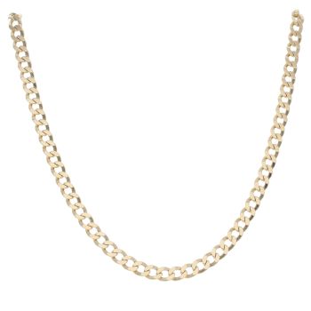 9ct Yellow Gold Curb Chain 20"