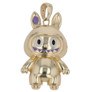 14ct Yellow Gold Bunny Pendant