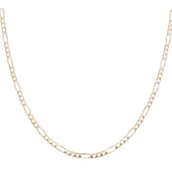 9ct Yellow Gold Figaro Chain 18"