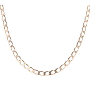 9ct Yellow Gold Curb Chain 20"