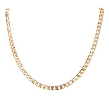 9ct Yellow Gold Curb Chain 20"