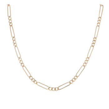 9ct Yellow Gold Figaro Chain 24"