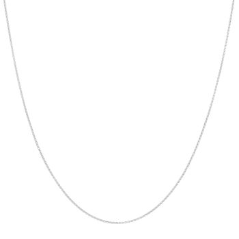 18ct White Gold Wheat Chain 18"