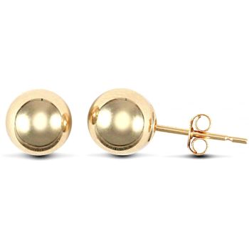 9ct Yellow Gold Ball Studs