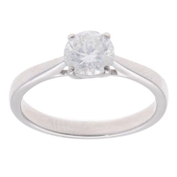 18ct White Gold 1.00ct Brilliant Cut Diamond Solitaire Ring