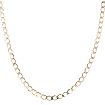 9ct Yellow Gold Curb Chain 20"