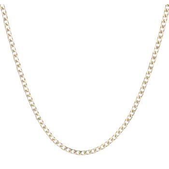 9ct Yellow Gold Curb Chain 18"