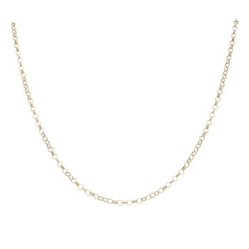 9ct Yellow Gold Belcher Chain 18"