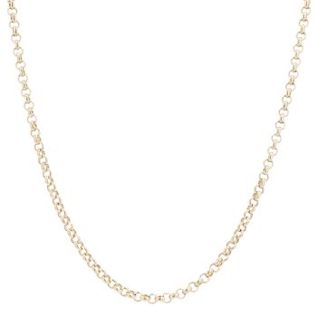 9ct Yellow Gold Belcher Chain 18"