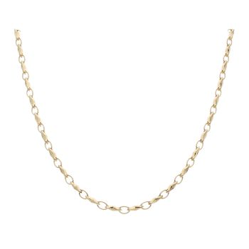 14ct Yellow Gold Fancy Chain 24"