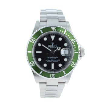 Rolex Submariner 'Kermit' Pre Owned watch Ref 16610T