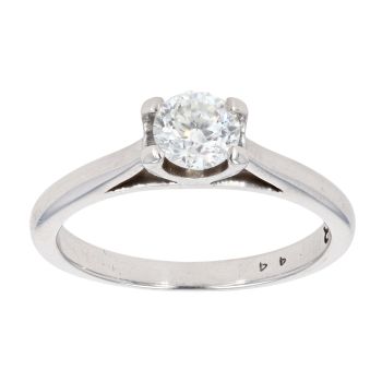 18ct White Gold 0.44ct Diamond Solitaire Ring