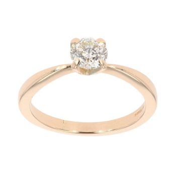 18ct Yellow Gold 0.50ct Brilliant Cut Diamond Solitaire Ring