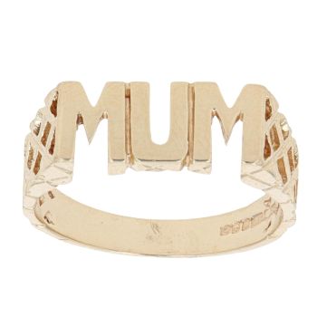 9ct Yellow Gold Mum Ring