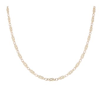 9ct Yellow Gold Celtic Chain 18"