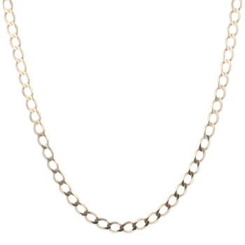 9ct Yellow Gold Curb Chain 20"