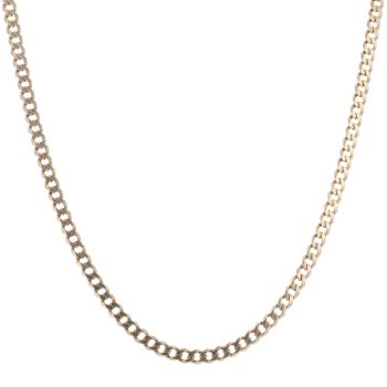 9ct Yellow Gold Curb Chain 20"