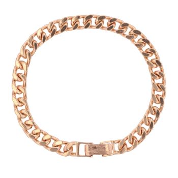 9ct Yellow Gold Curb Bracelet 8.5"