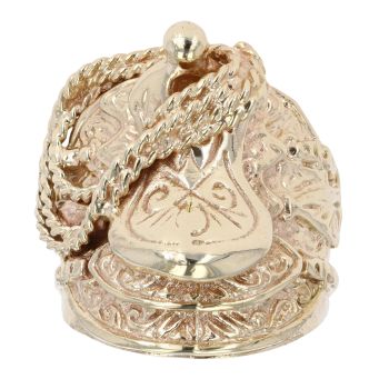 9ct Yellow Gold Saddle Ring