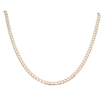 9ct Yellow Gold Curb Chain 20"