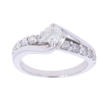 18ct White Gold 1.00ct Diamond Solitaire Ring