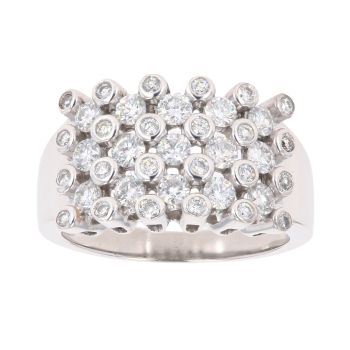 18ct White Gold 1.30ct Brilliant Cut Diamond Ring