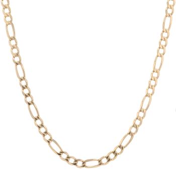 9ct Yellow Gold Figaro Chain 26"